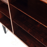 Library in rosewood book unit wall cabinet