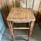 Wooden workshop stool