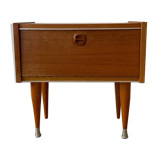 Scandinavian teak nightstand bedside table