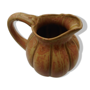 Pichet céramique forme citrouille