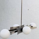 Chandelier of 4 space-age opalines