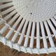 Woven earthenware basket