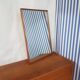 Miroir Alfred Cox danois retro 47,5x73,5cm