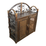 Vintage rattan shelf