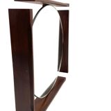 Mid-century teak table / wall mirror / vanity, Italy 1960s