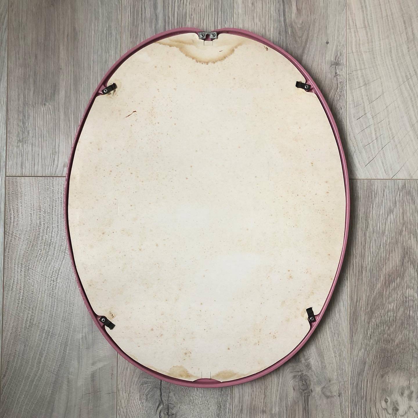 Vintage cast iron mirror
