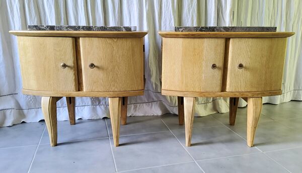 Paire de chevets années 50