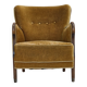 1960s, Danish armchair, furniture velour, beech wood, original.