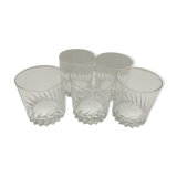 5 whiskey glasses