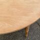Renovated Louis Philippe round extendable dining table 115-2215cm 20th century