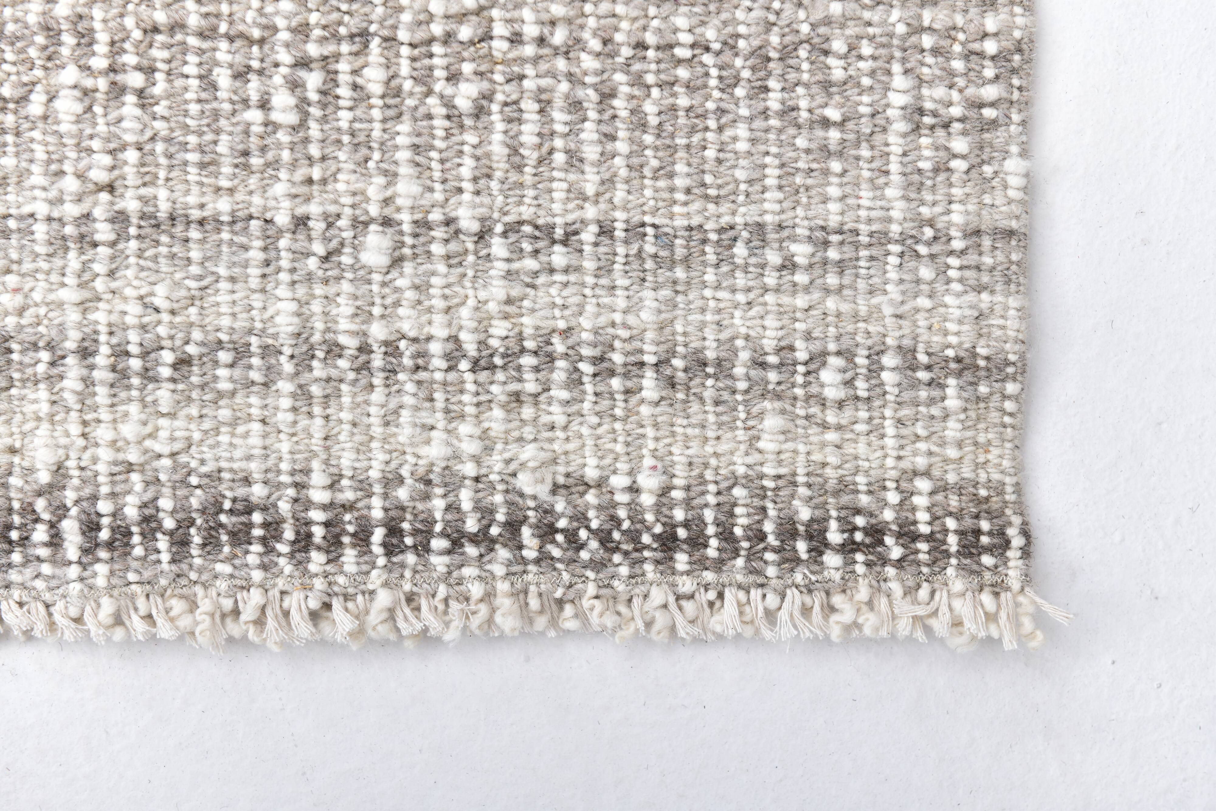 Cream brown wool runner rug, wool corridor rug for house , soft wool rug