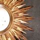 Mirror golden sun 49 cm " hollywood regency "