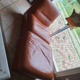 Heater and its vintage footrest rock bobois