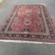 Persian rug in burgundy knotted wool 200x300