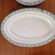 Lot De 2 Grands Plats Salins Modèle Guirlandes LXVI