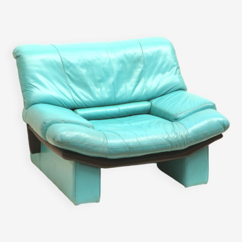 Leather Ambassador armchair by Nicoletti Salotti for Avanti from the 1980s