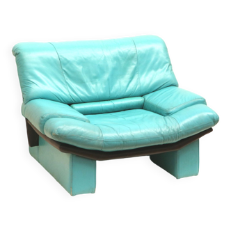 Fauteuil Ambassador en cuir par Nicoletti Salotti pour Avanti des années 1980