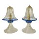 Paire de lampes 'champignon' Hollywood Regency, Barovier & Toso à Murano