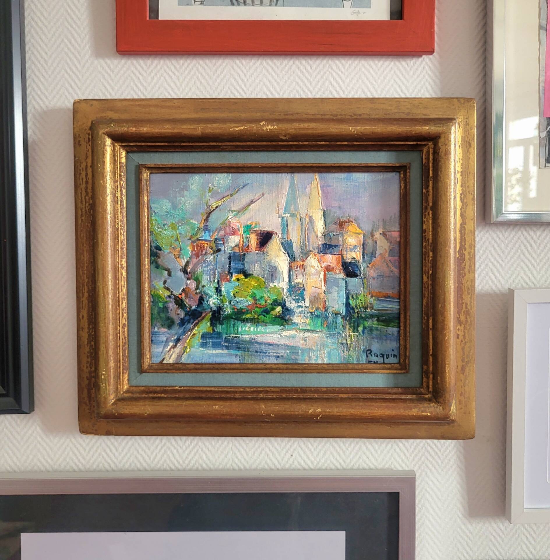 Oil on canvas Post-Impressionist by Iris Raquin
