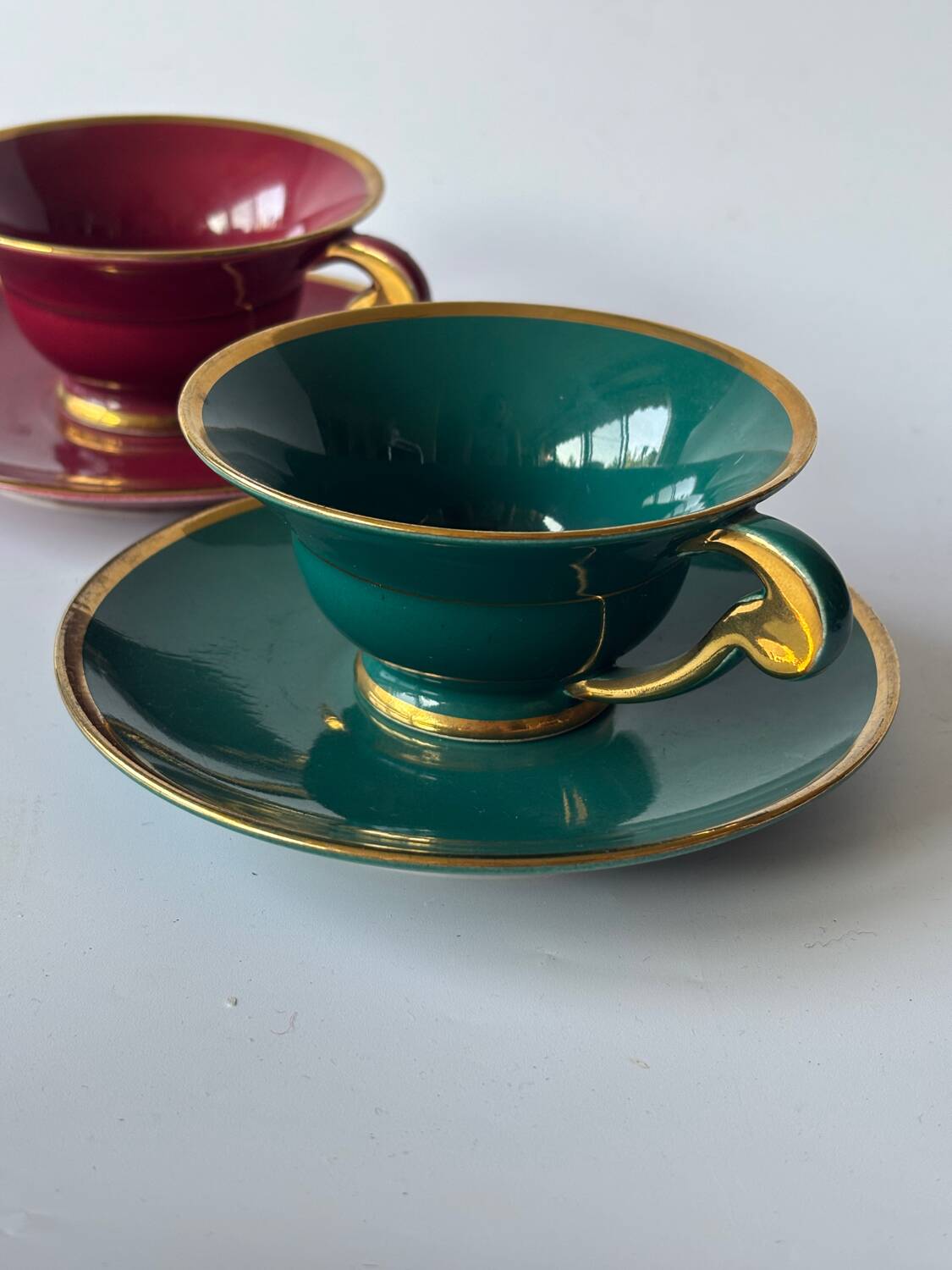 Tasses à café art déco