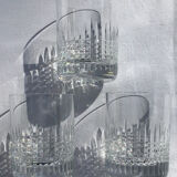 3 Crystal Glasses Baccarat model Nancy