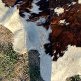Vintage cowhide carpet