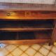 Rustic or authentic country buffet with beautiful sculptures.