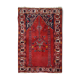 Old turkish carpet anatolian handmade 79cm x 112cm 1940s, 1c563