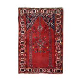 Old turkish carpet anatolian handmade 79cm x 112cm 1940s, 1c563