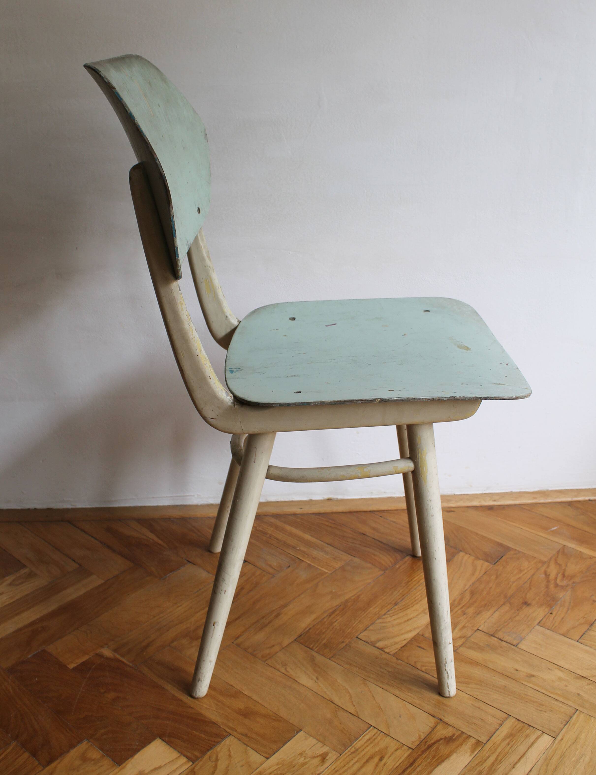 Pair of 1960's Mid Century Modern Dining Chairs by TON