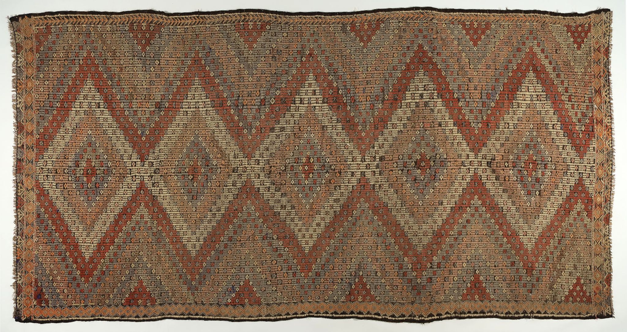 Tapis kilim anatolien fait à la main 330 cm x 165 cm