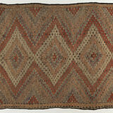 Anatolian handmade kilim rug 330 cm x 165 cm