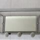 Chrome metal wall coat rack 1930s France
