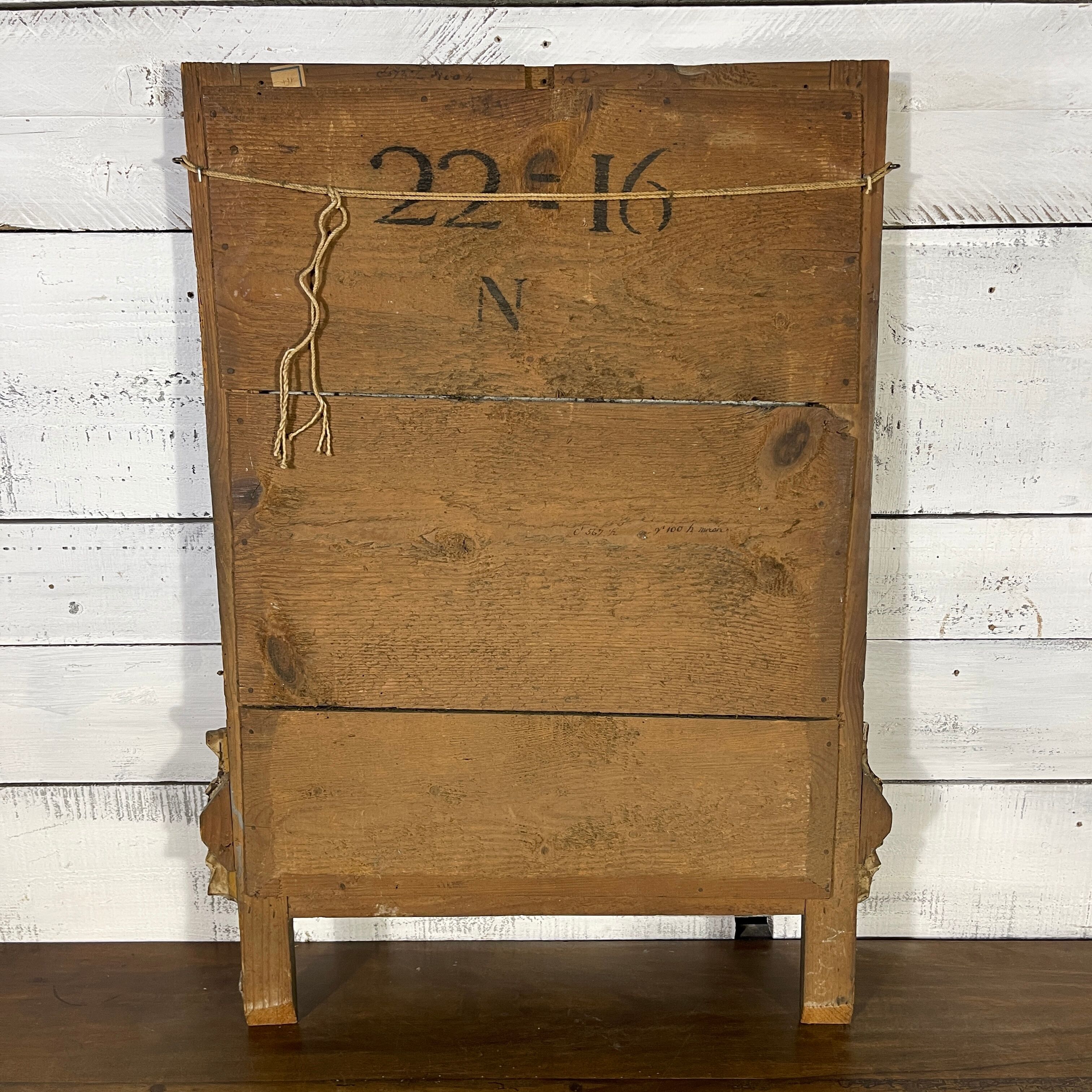 Old gilded mirror 81 x 60 cm