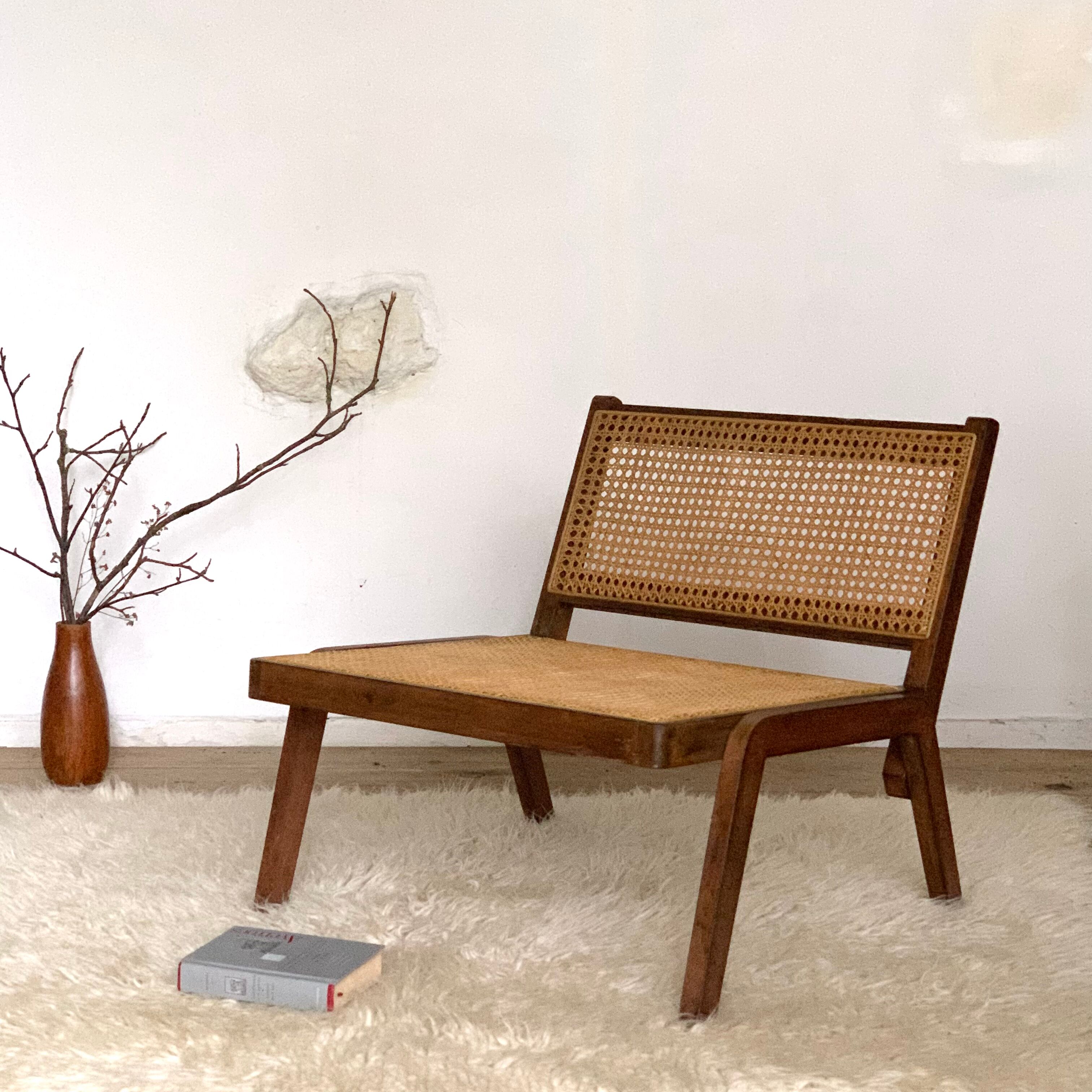 Vintage armchair in cannage
