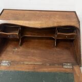 20th century slant-front desk in solid cherry wood