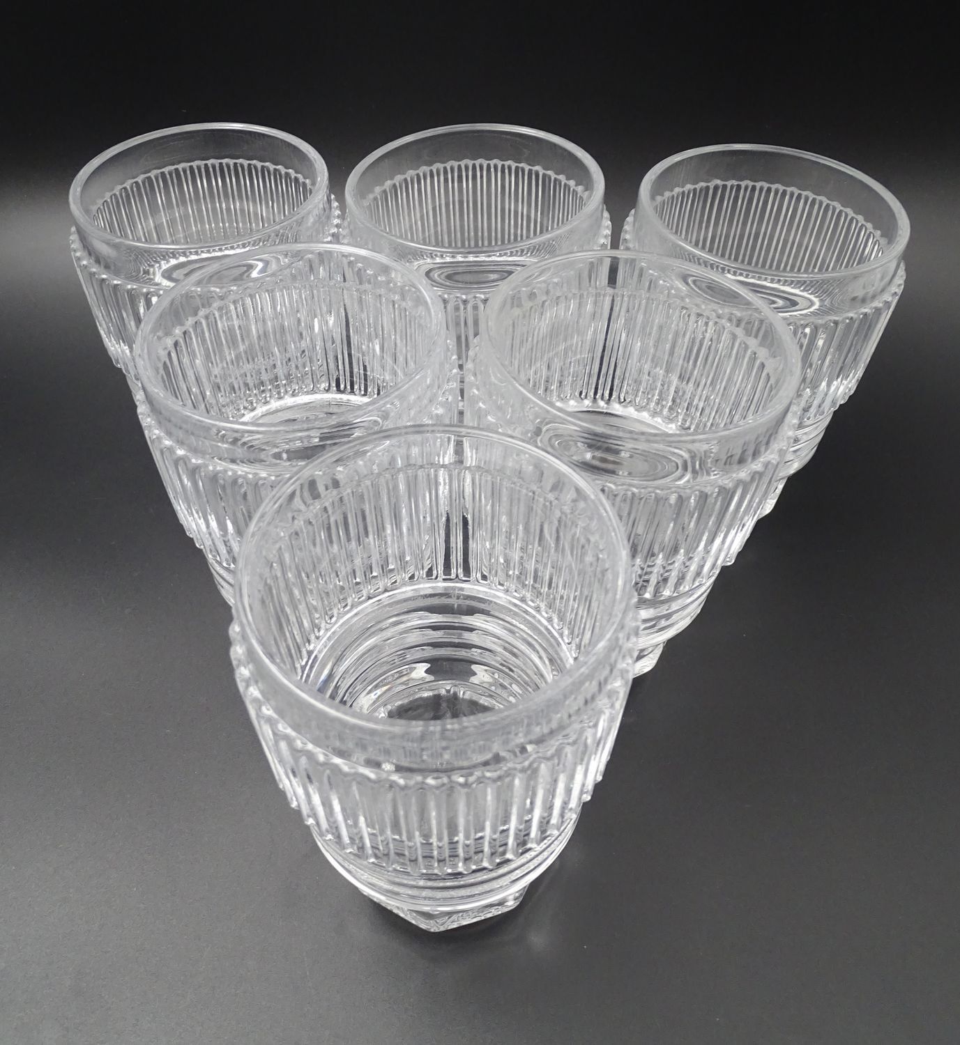 6 large and large orange glasses from the diesel brand by Seletti - Industrial model
