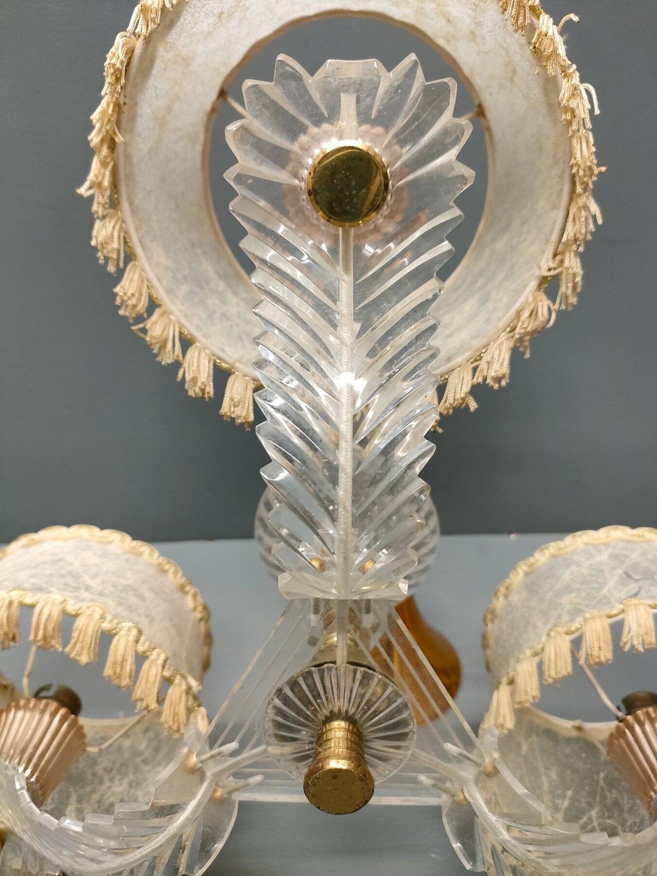 50's Rockabilly Chandelier - Three Lights - France