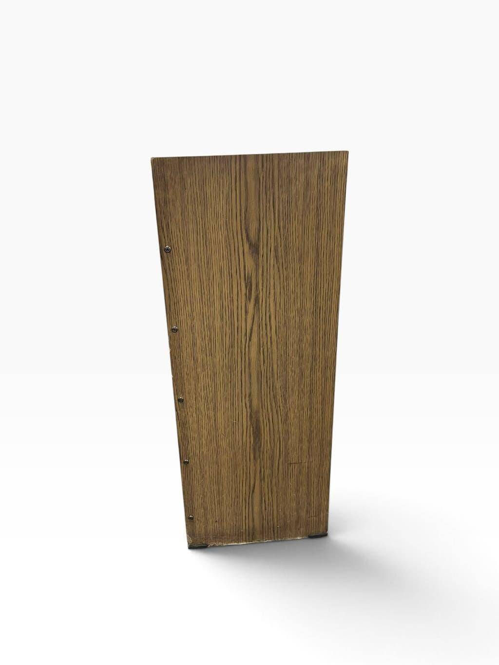 Vintage wooden shoe cabinet / drop-leaf cabinet