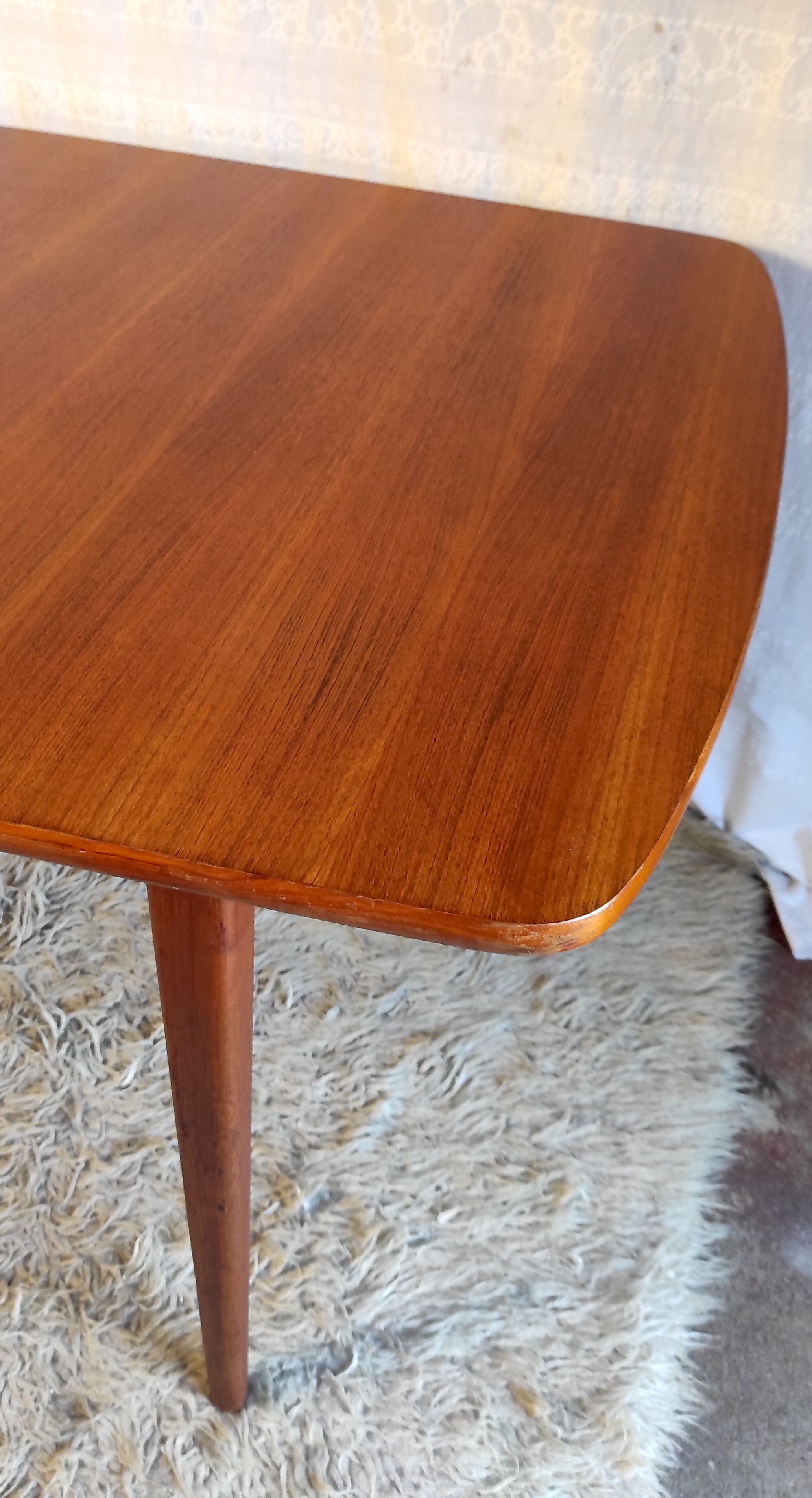 XXL Scandinavian teak style dining tables – 60s/70s