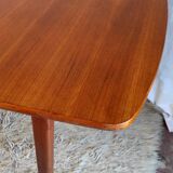 Tables à manger XXL style scandinave en teck – années 60/70