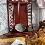 Enamelled kitchen sheet metal plate