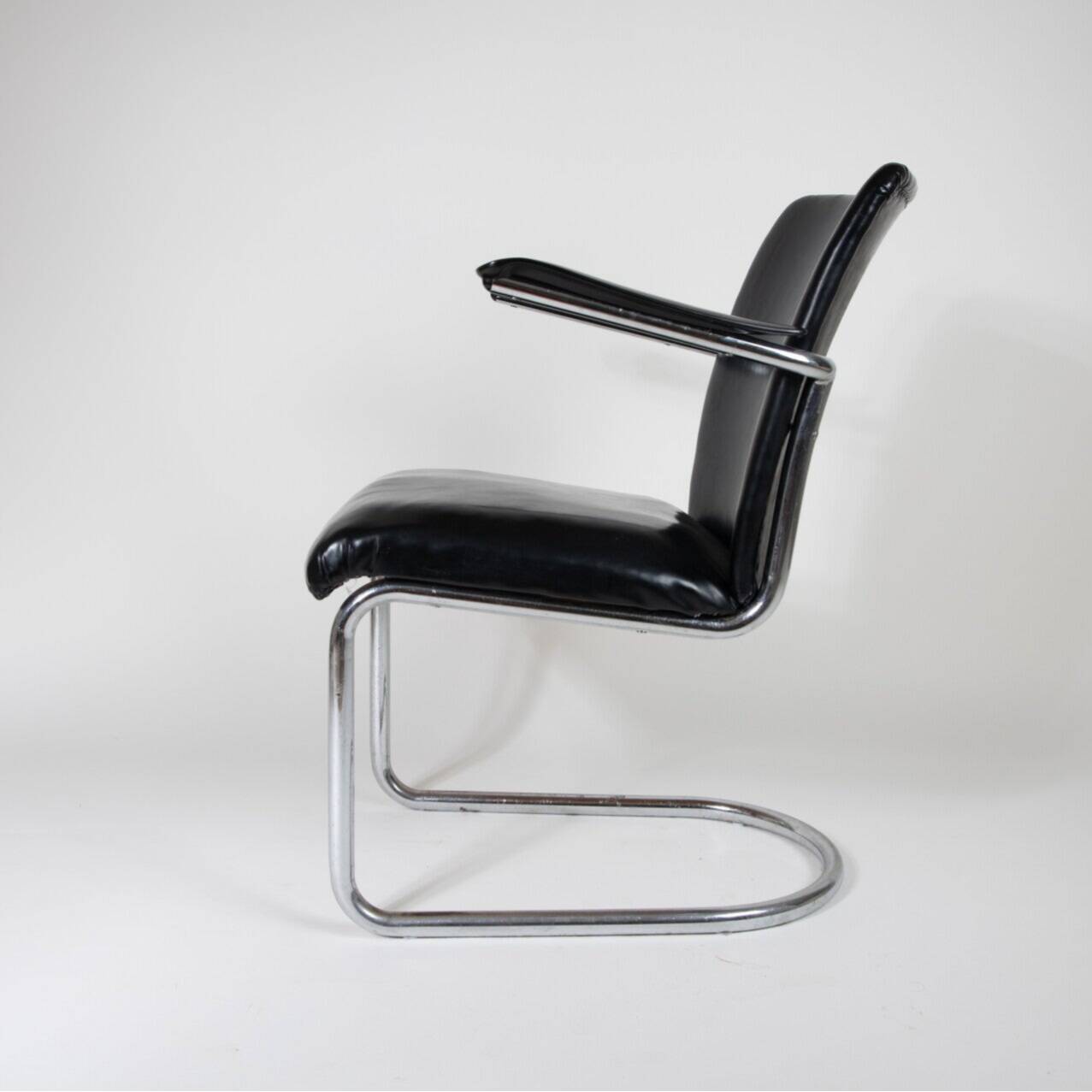 Lady's chair 1018 by Toon de Wit for Gebr. de Wit, very early edition, 1950s