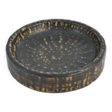 Mid-Century Modern Brown Stoneware Rubus Bowl by Gunnar Nylund for Rörstrand