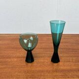 German drinking glasses from the mid-century by Karl Friedrich Glas, 1960s, set of 2.