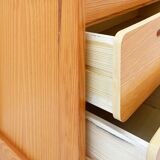 Vintage pine chest of drawers from the 1980s