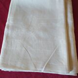 Large white tablecloth.