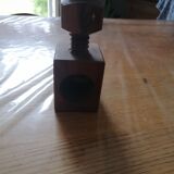 Nut and hazelnut nutcracker in olive wood