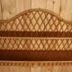 Pair of rattan wall shelves attributed to Audoux Minet