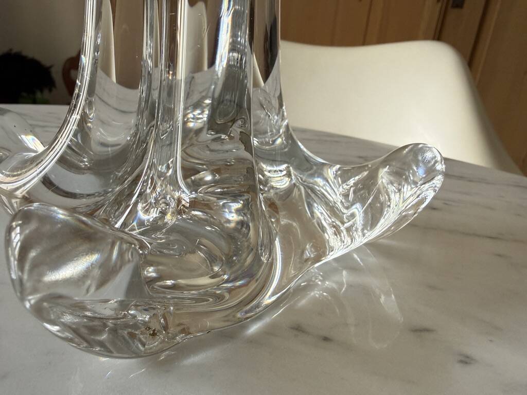 Baccarat crystal lamp base - 1950s-1960s